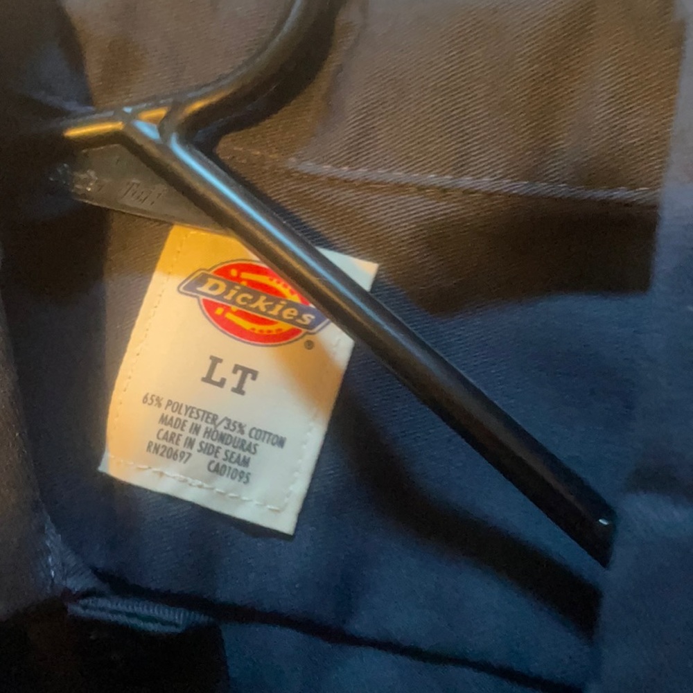 NWOT. DICKIES LONG SLEEVE NAVY SHOP SHIRTS